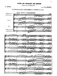 Gevaert, François-Auguste: Danses célèbres des Fondateurs de l‘Opéra français, 1re et 2e Suite - Gluck  (disposés en suite d’orchestre)