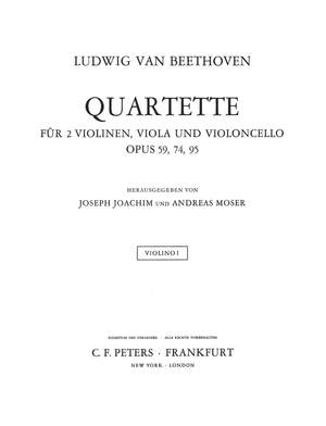 Ludwig van Beethoven: String Quartets Complete Vol.2 Opus 59. 74 and 95
