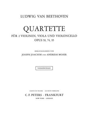 Ludwig van Beethoven: String Quartets Complete Vol.2 Opus 59. 74 and 95