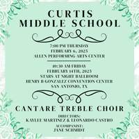 2025 TMEA: Curtis Middle School Cantare Treble Choir