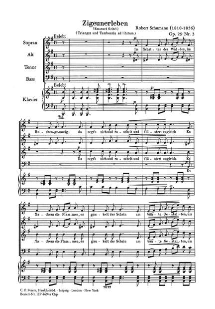 Robert Schumann: Zigeunerleben
