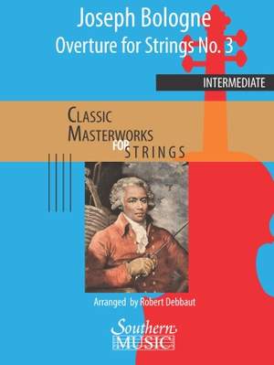 Joseph Bologne: Overture for Strings Op. 1 No. 3