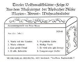 Moser, P: Tiroler Volksmusikblätter 10