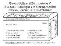 Moser, P: Tiroler Volksmusikblätter 10