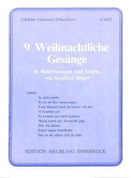 Singer, S: 9 weihnachtliche Gesänge