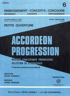 Dräger, J: Petite ouvertuere - accordeon progression 6 Bd 2