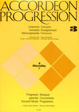Dräger, J: Accordeon progression 3 Elementarstufe