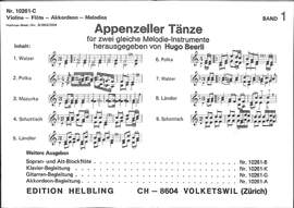 Beerli, H: Appenzeller Tänze