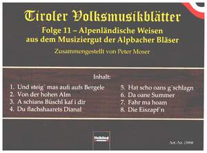 Moser, P: Tiroler Volksmusikblätter 11