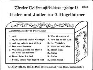 Moser, P: Tiroler Volksmusikblätter 13
