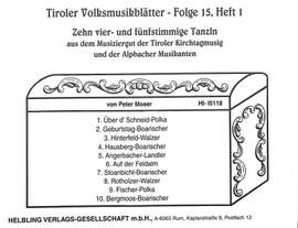 Moser, P: Tiroler Volksmusikblätter 15/1