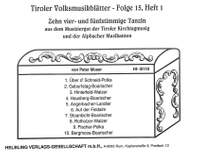 Moser, P: Tiroler Volksmusikblätter 15/1