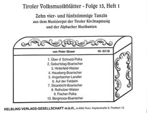 Moser, P: Tiroler Volksmusikblätter 15/1