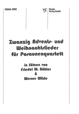 Boehler, F W: 20 Adventslieder + Weihnachtslieder