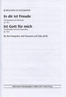 Schlömann, B: In dir ist Freude op 70/3 + ist Gott für mich op 70/4