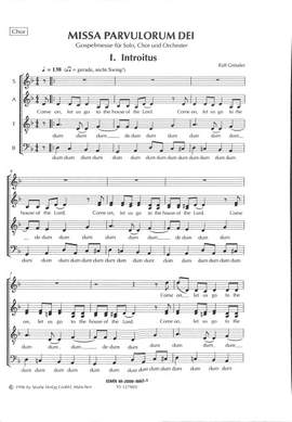 Grössler, R: Missa parvulorum dei