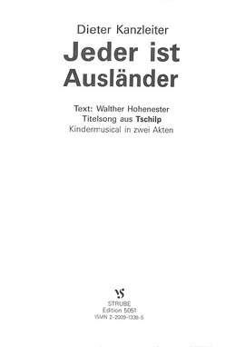 Kanzleiter, D: Jeder ist Ausländer (Tschilp)