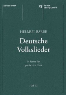 Barbe, H: Deutsche Volkslieder 3