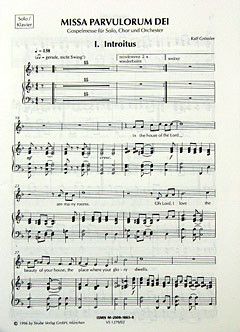 Grössler, R: Missa parvulorum dei