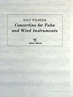 Wilhelm, R: Concertino for tuba and wind instruments