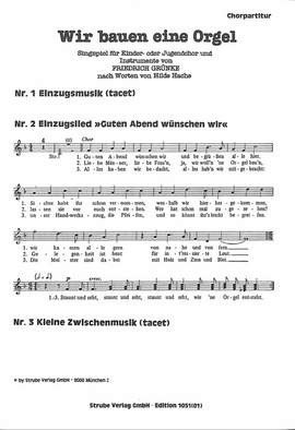 Grünke, F: Wir bauen eine Orgel