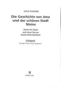 Schöner, D: Die Geschichte von Jona und der schönen Stadt Ninive