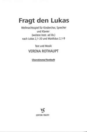 Rothaupt, V: Fragt den Lukas