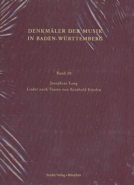 Lang, J: Lieder nach Texten von Reinhild Köstlin