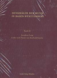 Lang, J: Lieder nach Texten von Reinhild Köstlin