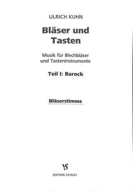 Kuhn, U: Bläser und Tasten 1