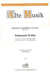 Fasch, J F: Sonate D-Dur a tre