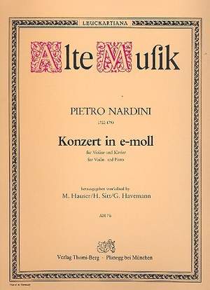 Nardini, P: Konzert e-moll