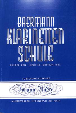 Baermann, C: Klarinettenschule - theoretischer Teil