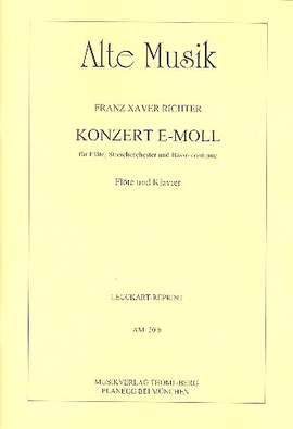 Richter, F X: Konzert e-moll