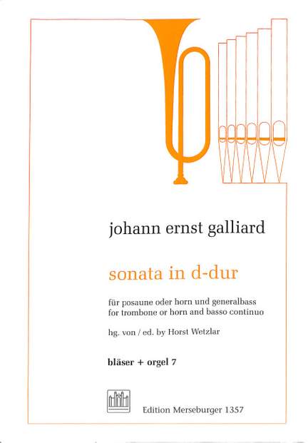 Galliard, J E: Sonate D-Dur