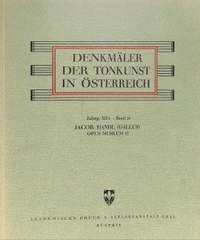 Handl (Gallus), J: Opus musicum 2 Motettenwerk