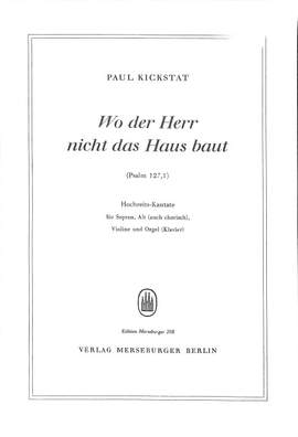 Kickstat, P: Wo der Herr nicht das Haus baut