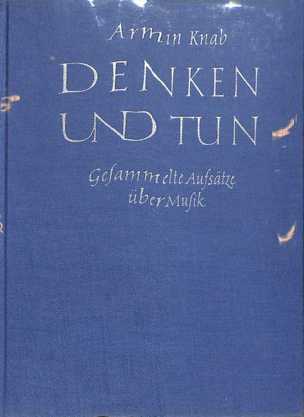 Knab, A: Denken und tun