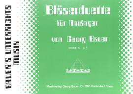 Bauer, G: Bläserduette für Anfänger - Violinschlüssel