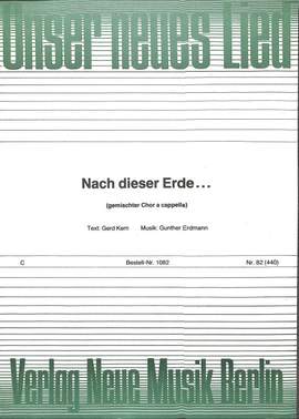 Erdmann, G: Nach dieser Erde