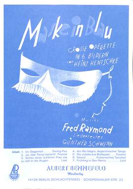 Raymond, F: Maske in Blau