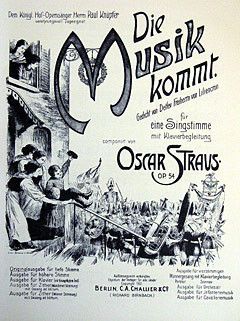 Straus, O: Die Musik kommt op 54