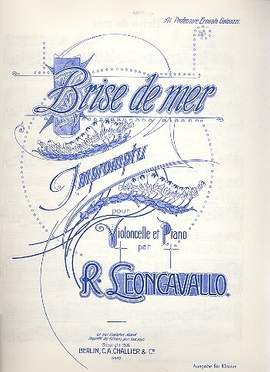 Leoncavallo, R: Brise de mer