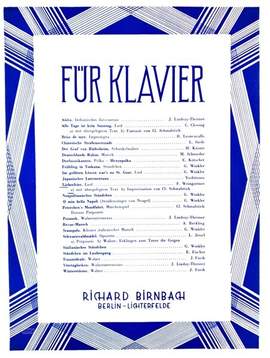 Weingartner, F: Love's Festival, op. 16, Nr. 2 op. 16/2