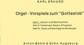 Erhard, K: Orgelvorspiele zum Gotteslob 1