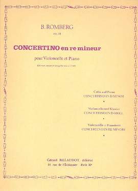 Romberg, B: Concertino 3 d-moll op 51