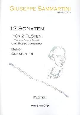 Sammartini, G: 12 Sonaten 1 (1-4)