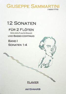 Sammartini, G: 12 Sonaten 1 (1-4)
