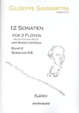Sammartini, G: 12 Sonaten 2 (5-8)