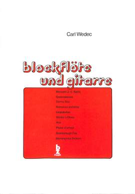 Wedec, C: Blockflöte und Gitarre